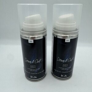 Lot of 2 IGK Down & Out Dirty Spray Texture Grunge 2.0 oz Travel Size NEW